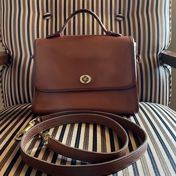 coach court bag british tan
